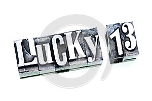 Lucky 13 photo