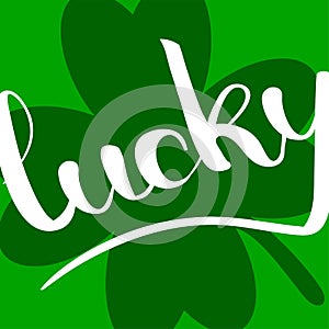 Lucky 4 leaf clover