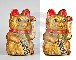 Lucky Cat for Fortune Money and Good Luck.