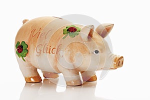 Lucky charm piggy bank