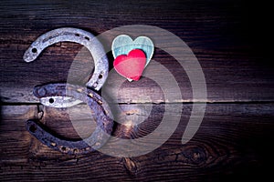 Lucky Horseshoes And Hearts