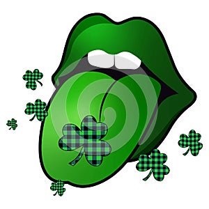 Lucky Lips Happy St Patrick Day