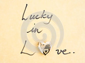 Lucky in love.