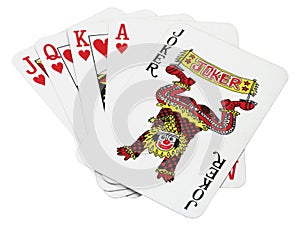 Lucky set of cards