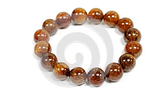 Lucky stone on isolated background