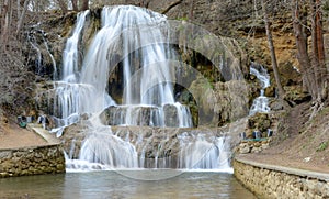 Lucky waterfall in Slovakia