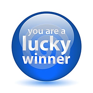 Lucky winner button