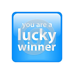 Lucky winner button