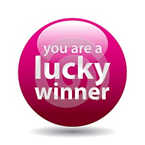 Lucky winner button