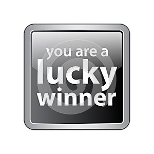 Lucky winner button