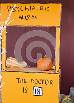 Lucy's psychiatric booth photo