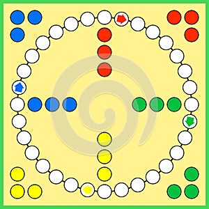 Ludo board game