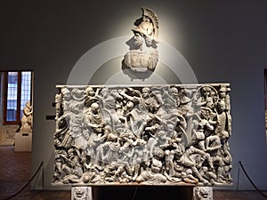 The Ludovisi Sarcophagus, Museo Nazionale Romana Palazzo Altemps