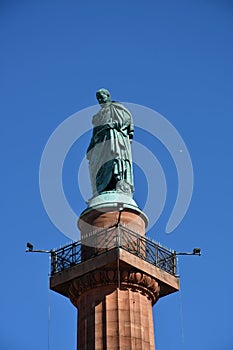 Ludwig column at  Luisenplatz in Darmstadt Germany