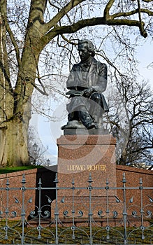 Memorial of Ludwig Richter in Dresden photo