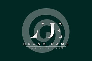 LUE abstract letter logo design