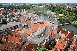 Luebeck roofs photo