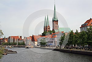 Luebeck skyline