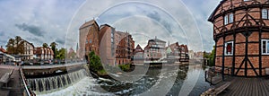 Lueneburg old city and Stint harbour