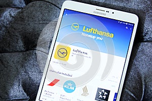 Lufthansa app logo