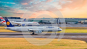 Lufthansa and British Airways at Heathrow