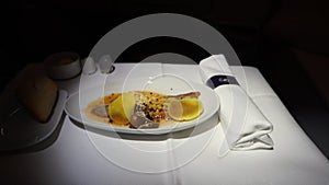 Lufthansa Business Class Food