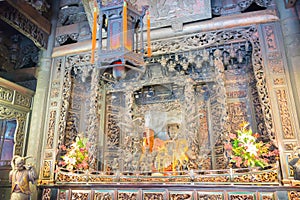 Lugang Mazu Temple in Lukang, Changhua, Taiwan. The temple was originally built in 1591