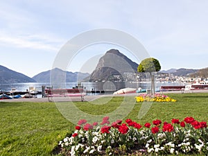 Lugano, Garden at the lake