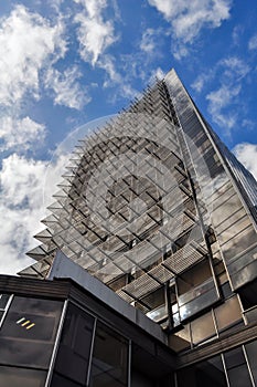 Close-up view of a building in the city photo