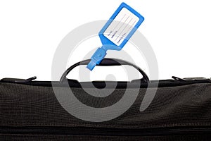 Luggage bag with identification tag photo