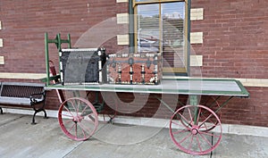 Luggage Cart Antique