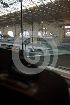 Luggage in station