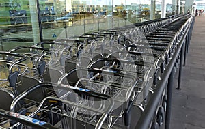 Luggage transportation carts