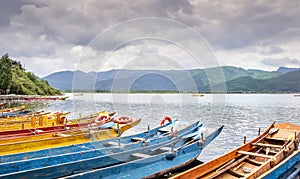 Lugu Lake, a tourist resort