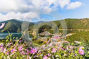 Lugu Lake view from cable car