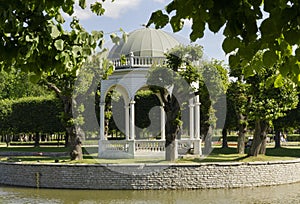 Luigetiigi paviljon at kadriorg park on sunny day photo