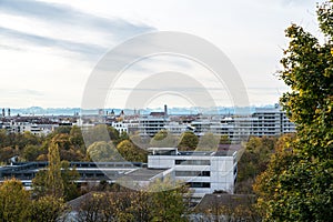 The Luitpold park near Olympic Park in Munich - Bavaria - Germany