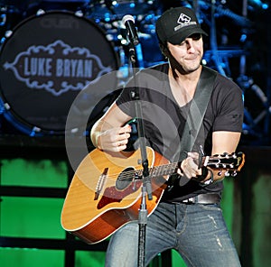 Luke Bryan performs in concert