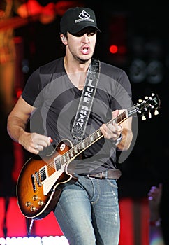 Luke Bryan performs in concert