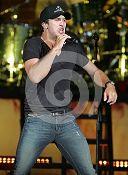 Luke Bryan performs in concert