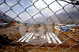 LUKLA, NEPAL: TENZING HILLARY AIRPORT