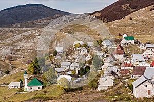 Lukomir, last Bosnia unspoiled village in remote mountains photo