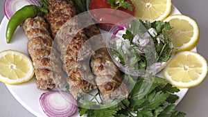 Lula kebab in Mediterranean cuisine