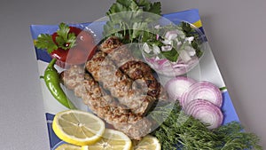 Lula kebab in Mediterranean cuisine