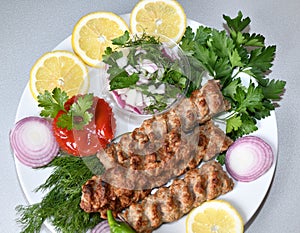 Lula kebab in Mediterranean cuisine