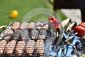 lula kebab raw before cooking