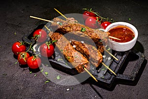 Lula kebab, shish kebab