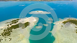 Luli island, Puerto Princesa, Palawan. Island hopping Tour at Honda Bay, Palawan