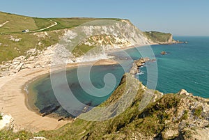 Lullworth cove in Dorset