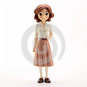 Lulu: Defiant Lady Figurine In Anime Style